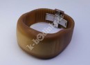 Silikonový řemínek ODM Pixel hnědý SP40R-02