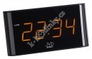 Síťový budík a hodiny JVD SB2503.3 s dálkovým ovládáním