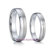 Ocelové snubní prsteny 008 - Kristián a Mařenka, pár