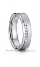 Stříbrný snubní prsten 012 - Guinevera, dámský