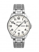 Pánské hodinky LAVVU BERGEN White LWM0140