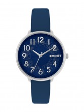 Dámské hodinky MINET PRAGUE Blue Flower MWL5175