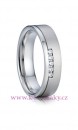 Ocelový snubní prsten 012 - Guinevera, dámský